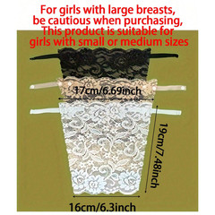 1/3pcs Elegant Floral Lace Vest Comfortable Lingerie Vest for Securing Cleavage