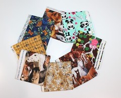 4 Yards Assorted Cotton Fabric 1/2 Yard Cuts – 8 Prints- Fabric Bundle-120