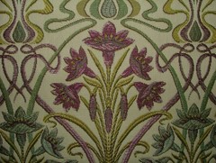 Art Nouveau Thick Jacquard Fabric Mulberry Designer Curtain Upholstery Cushion