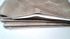 Metallic Sunburst Embossed Vinyl Fabric Remnant 50″x75″ Upholstery Heavy