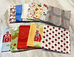 13-Piece Down on the Farm Fabric Collection by Doodlebug Design for Riley Blake