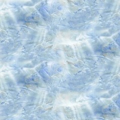 Cotton Ice Icy Snow Blizzards Winter Landscape Blue Fabric Print by Yard D139.20