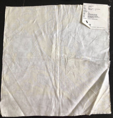 ROBERT ALLEN Tavern Toile in Souffle 17 x 17 1/2″ Linen Fabric Sample