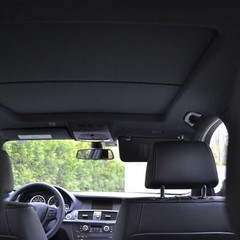 Kefly Mesh Headliner Fabric with Foam Backing, Auto 96″ L × 60″ W Black