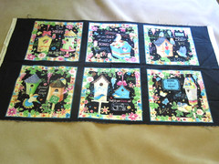 Helz Cuppleditch by Suzanne Cruise for Quilting Treasures Fabric Panel 1/3 Yard