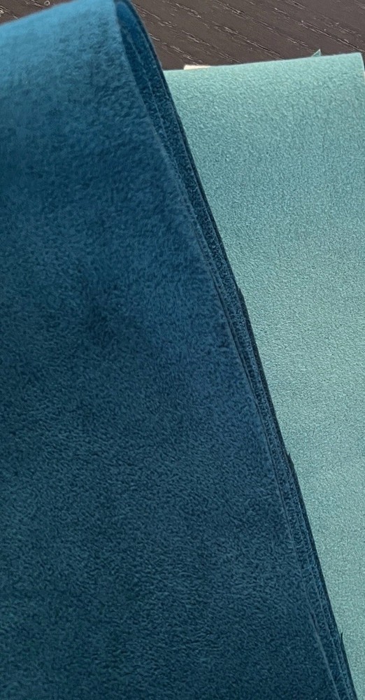 Ultrasuede® Fabric Scrap Lot – Teal, Sage Green 6 Pieces TOTAL 7.5×16.5, 3.25×9+