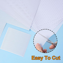 5 Sheets 0.5mm White Fursuit Eyes Mesh, Waterproof Printable PVC Eye Mesh Sheet