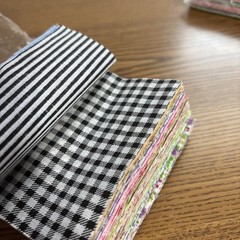 100pcs 3.9x 3.9 Inch Cotton Fabric Squares,DIY Craft Sheets, Quilting, patchwork