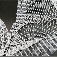 Crystal Fishing Net Mesh Fabric Diamante Hollow Out for Dress Top Bag By Meyer