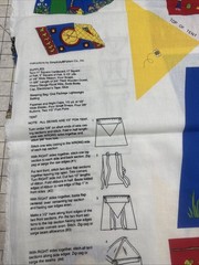 VTG 90s Beanbag Buddies Accessories Craft Panel Tent Fabric Traditions #51