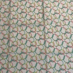 Pretty Circles Cotton Fat Quarter 18”x21” New