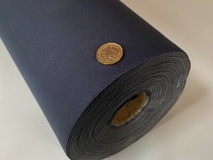 NAVY BLUE 3 Pass Black Out Blackout Material Thermal Curtain Lining Fabric 137cm
