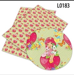 Mix 7 PCS 45cmx135cm Colorfull Printed Disney Cartoon Pattern Synthetic Leather