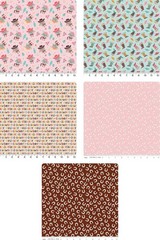 Children’s Western Flat Fold Assortment 10 Yard Bundle Flannel Fabric
