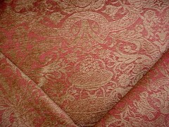 22-7/8Y Kravet 19129 Antique Gold French Gothic Urn Chenille Upholstery Fabric