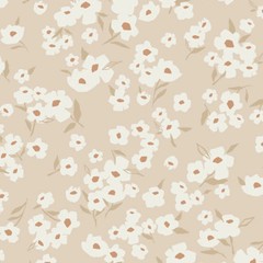 ART GALLERY FABRICS – Spring Daisies Ecru by AGF Studio – Wide Back 108″ 1/4yd