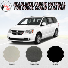 Headliner Material Fabric with Foam Backing for Dodge Grand Caravan