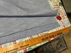 6 YDS Decorator Designer FABRIC Blue Grey 54″W Curtains Pillows Hand Bags