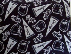 CHICAGO WHITE SOX OVERALL HATS PENDANT LICENSED BASEBALL FLEECE FABRIC