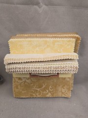 Quilting Fabric. 5×5 42 Pieces. Vanilla Cream.