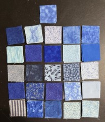 Mini Charm 2.5” Squares – Blue 156