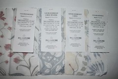 Lot 17 Pieces Palampore Fabric Samples Small Scale 100% Cotton 7″ x 9″ Botanical