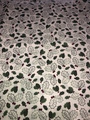 Fabric – Festive Cotton – Holly Berries-56.5” X 44”