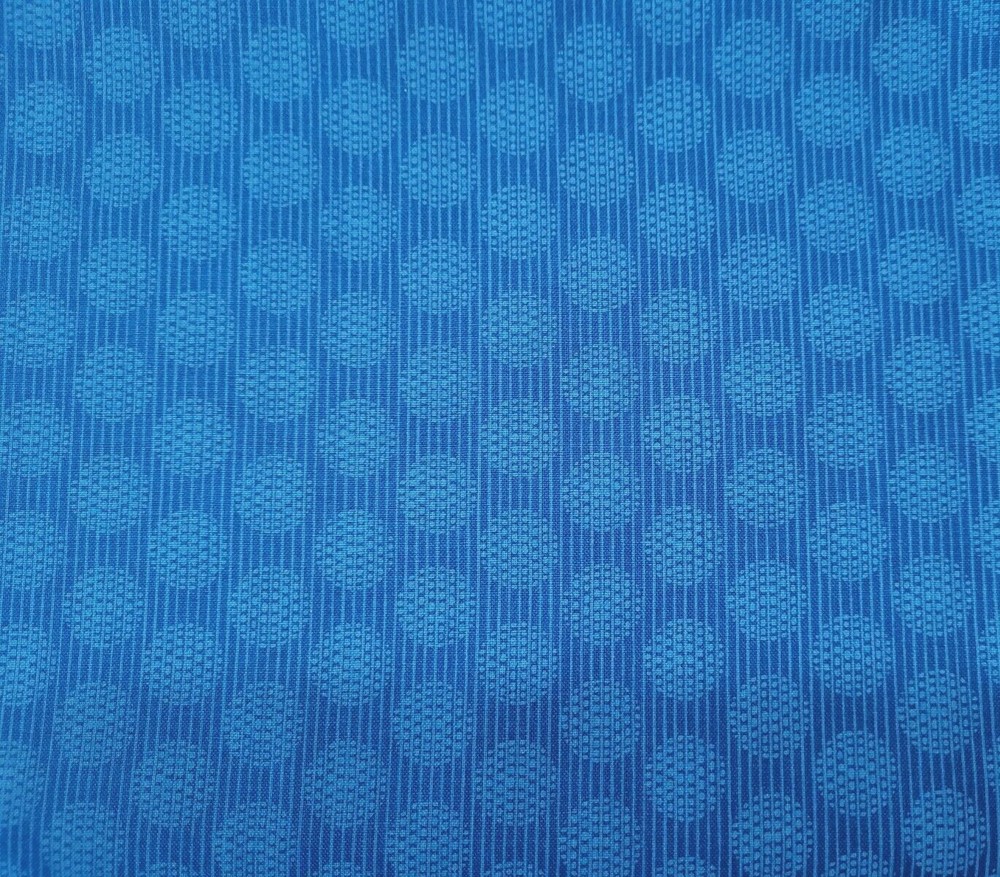 15″ Wilmington Prints Essentials Circles & Stripes Royal Blue Blender