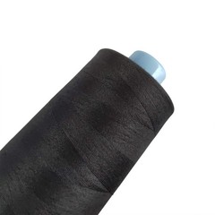 2 Spools Polyester 3000 Yards Sewing Thread Spools, 3000 yards, Black,White