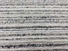 Chivasso Textured Striped Uphol Fabric- Country Love / Grey 8.50 yds CH3031/092