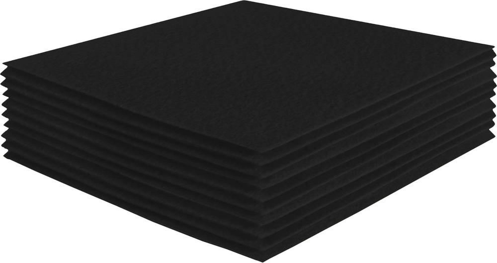 14 PCS Black Acrylic Felt Sheets Soft Precut 12×12 In 30.5×30.5cm Craft DIY