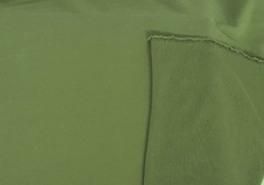 Modal Cotton Spandex French Terry Fabric Knit by the Yard Army Green 8/19