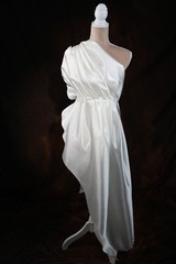 Off White Silky Bridal Satin Fabric by the yard 60″ Wide 105
