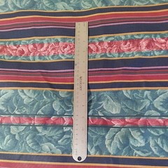 Teflon Floral Striped Upholstery fabric Portfolio Textiles Colorful 5yds x56″