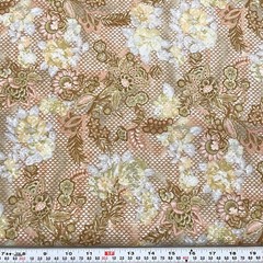 Textured Garden by RJR Fabrics Floral Cotton Fabric by the HALF YARD 18″ x 44″