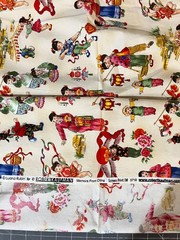 Memoirs from China by Luana Rubin for Robert Kaufman Asian Children 1 Yd Fabric