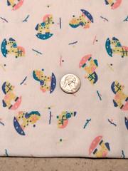 Cotton KNIT TUBE fabric 1 yard x 54″ w. DO NOT USE FOR CHILDREN’S SLEEPWEAR.