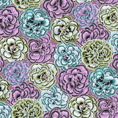 FREE SPIRIT – August 2025 by Kaffe Fassett Collective – Picotee Carnations –