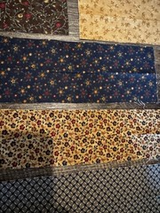 Quilting Fabric Strips Lot 204 pc – Variety of Colors, Sizes and Patterns- Moda