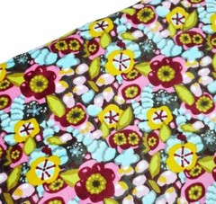 Anna Maria Horner Fabric Velveteen Multicolored Floral FAT QUARTER