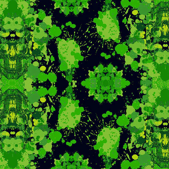 ANDOVER – Phantasm by Libs Elliott – Dark Damask – Venom 1/4yd