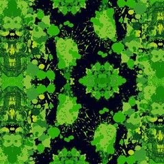 ANDOVER – Phantasm by Libs Elliott – Dark Damask – Venom 1/4yd