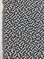 Knoll Eclat Weave in Ocean, 9yrds,Modern,W/Nano-Tex, By Anni Albers In 1974