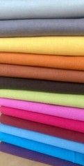 TAUPE GREY – Plain Medium Weight Cotton Fabric Dress Curtains -55” Wide Canvas