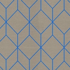 2 1/8 yd Maharam Bright Cube Aqua Scholten Upholstery Fabric Free Ship C3807