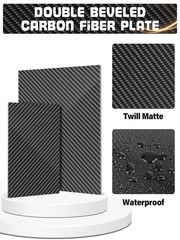 2PCS 100% 3K Carbon Fiber Sheet Carbon Fiber Plate Carbon Fiber Laminate Plat…