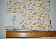 Lot 17 Pieces Palampore Fabric Samples Small Scale 100% Cotton 7″ x 9″ Botanical