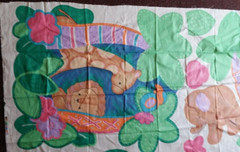 Vintage Princess Fabrics Inc. #849 ~ Jungle Animals ~ Large Cut Outs ~ Baby Deco