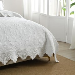 Cotton Quilt Bedding Set Reversible Lightweight Coverlet for All Seasons, 3 P…