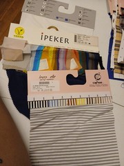 Lot of 110 Individual Mixed Fabric Pieces (Some are Duplicated) Approx 4lbs